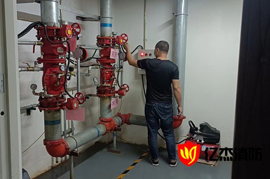 高安屯垃圾焚燒廠，消防施工